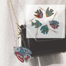 5pcs DIY Full Special Shaped Diamond Painting Cute Fish Keychain Decor Pendant