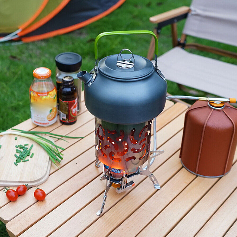 Stainless Steel Mini Heater Winter Warm Gas Heater Warmer for Backpacking Travel