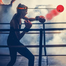 PU Foam Boxing Speed Punch Ball Head-Mounted Reaction Training Ball (Red)