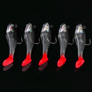 Luya Accessories 9.5g/80mm T Tail Lead Fish Swimbait Lure Fishing Tackle Bait