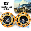 Car Low Hight Horn Speaker Motorcycle Siren Dual Tone Car Air Horn Super Loud