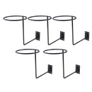 5er Set Motorrad Motorrad Stahlhelm Kleiderbügel Jackenhaken Geschenke Schwarz