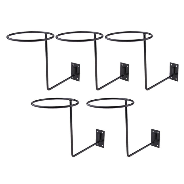 5er Set Motorrad Motorrad Stahlhelm Kleiderbügel Jackenhaken Geschenke Schwarz