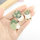 Bag Clothes Custom Potted Plant Badge Crazy Plant Lady Enamel Pins Lapel Pin