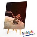 DIY Digital Oil Paint By Numbers Little Prince Color Drawing Modern Canvas Art