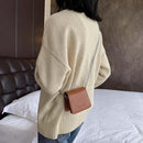 Women Letters Chain Crossbody Bags PU Leather Shoulder Messenger Mini Handbags