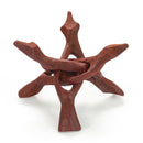 Wooden Bracket Abalone Shell Stand Holder DIY Yoga Healing Purification Decor