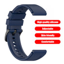 Silicone Strap Replacement Belt for Huawei GT 2 Pro Watch Band (Navy Blue)
