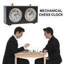 International Chess Board Game Clock Timer Plastic Analog Mechanical Chess