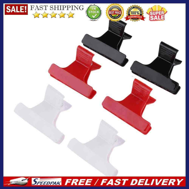 6pcs Butterfly Hair Clips Hairdressing Clamp Styling Tool Black Red White