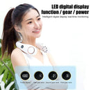 3000mAh LED Digital Air Cooling Hanging Neck Bladeless Sports Fans (White)