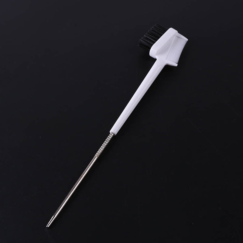 Beauty Double Sided Edge Control Hair Comb Steel Pin Tail Hair Brush Makeup T