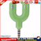 3.5mm Stereo Audio Jack Earphone Headphone 2 Way U Splitter Adapter Newly