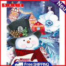 Acrylic Oil Painting By Numbers Cute Snowman Digital Picture Art Home Wall Decor