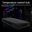 ID-COOLING HA-02 SATA Powered 5V 3-Pin ARGB Splitter Hub PWM PC Fan Controller