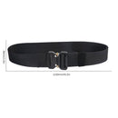 Men Outdoor Belt Camouflage Alloy & Nylon Heavy Duty Belt Anti Slip Belt