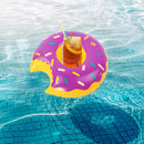 #A Swimming Pool Drink Cup Holder PVC Donut Floating Stand Pool Party Toys Suppl