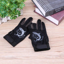 1 Pair Skidproof Half Finger Cycling Fishing Anti-Slip Glove(Black)