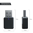 KN318 Wireless Bluetooth-compatible 5.1 Receiver 3.5mm Jack for Car Music Audio