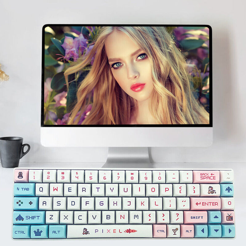 Mechanical Keyboard PBT Keycap XDA DIY Key Cap Set Dye Sublimation for MX Switch