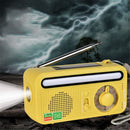 USB Rechargeable Emergency Radio 2000mAh Solar Charging Hand Crank Radio