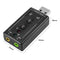 7.1 External PC USB Sound Card 3.5mm AUX Headphone Microphone Audio Adapter
