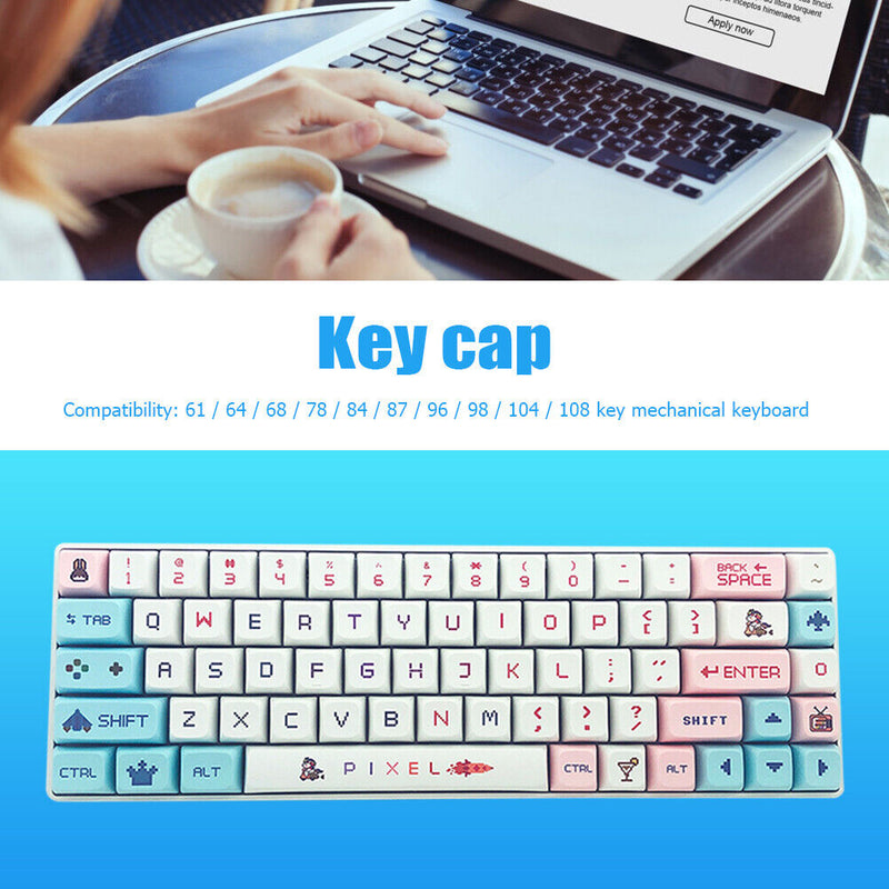 Mechanical Keyboard PBT Keycap XDA DIY Key Cap Set Dye Sublimation for MX Switch