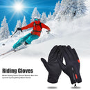 Winter Riding Fleece Sport Gloves Women Men Honeycomb Cycling Skiing Warm Glo