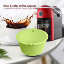 Stainless Steel Reusable Coffee Capsule Cup Filter for Dolce Gusto (Yellow)