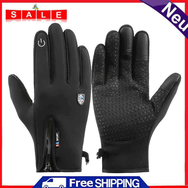 Winter Cycling Gloves Bicycle Touch Screen Full Finger Waterproof Skiing Center