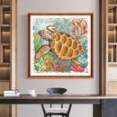 Handmade Sea Turtle 5D DIY Full Round Drill Drawing Kit Diamond Painting Craft