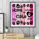 Embroidery Cat Pattern Needlework Cross Stitch Set Full Drill Diamond Painting