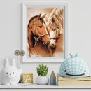 Two Horses Diamond Painting Kits Full Square Drill Home Wall Decor Art Craft