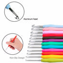 Handle Soft Grip Craft Tools Knitting Needles Aluminum Weave Yarn Crochet Hook