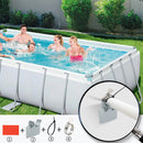 High Version Swimming Pool Pipe Fixing Holder Support for Intex (Grey)