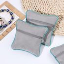Organizer Bag Velvet Packing Bag Coin Purse Zipper Jewelry Bag Storage Pouch