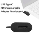 USB Type C PD Charging Cable Adapter Converter for Surface Pro 3 4 5 6 7