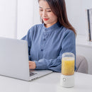 300mL Mini Portable Electric Juicer Mixer Kitchen Fruit Blender USB (White)