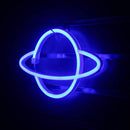 Elliptical Planet Shaped Sign Neon Lamp LED Dual Use Night Light Decor (B) Newly