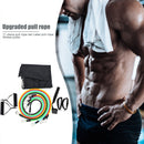 11pcs / Set Resistance Bands Latex Pull Rope Rubber Expander Fitness Equipment