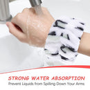 Flannel Washing Face Wristband Elastic Wrist Band Absorbent Women Skin Care Tool