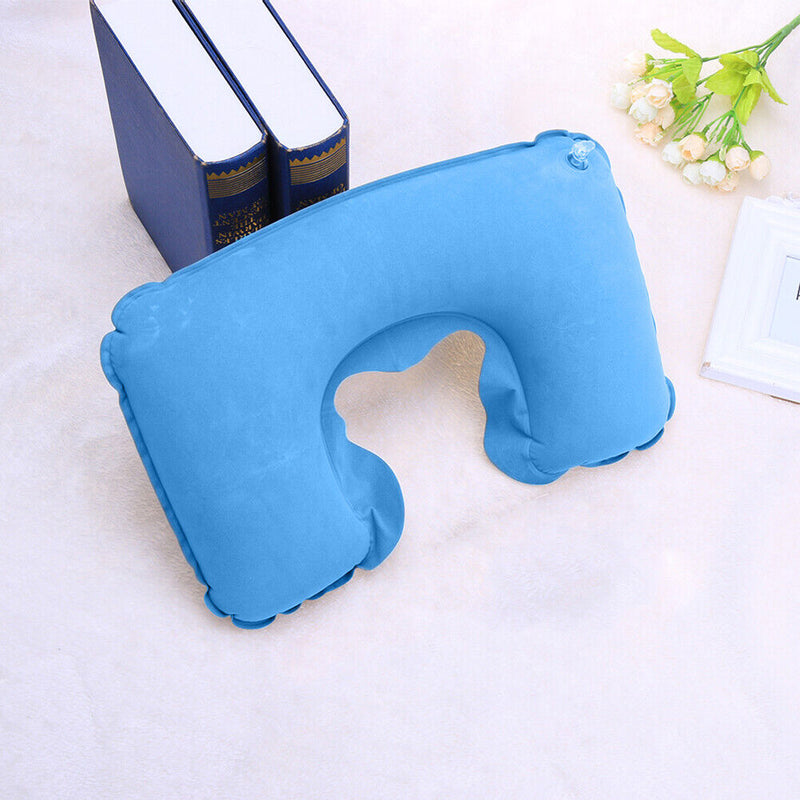 Inflatable Pillow Head Rest Cushion for Outdoor Camping Travel Hiking Car Plane