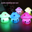 LED Atmosphere Lights Dimmable Mushroom Shape Portable Energy Saving for Bedroom