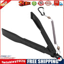 Plastic Fishing Pliers Gripper Fish Clamp with Lock Switch+ Lanyard (Black)