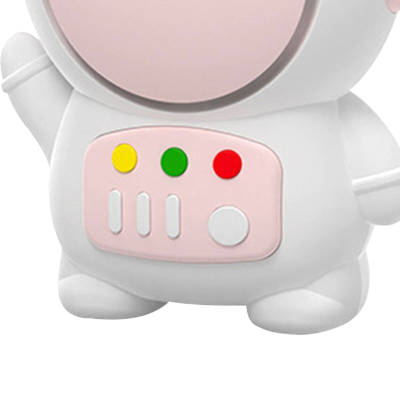 Mini Astronaut Fan Portable Bladeless Fan USB Rechargeable Battery (Pink)