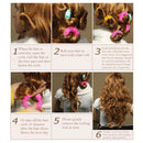 Hair Curler without Heat Donut Curling Hair Styling Tool for Curly Hair (S)