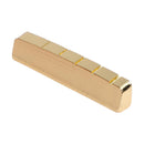 42mm Slotted Brass Metal String Nut for 6-String LP Electric Bass Guitar