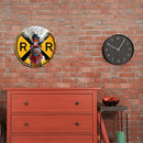 Round Metal Tin Sign Retro Train Plaque for Bar Pub Club Cafe Garage (4)