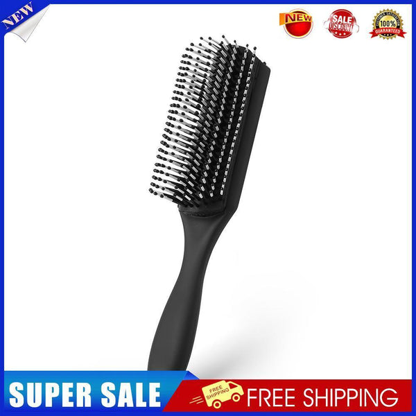 9-Row Hair Brush Scalp Massager Curly Detangle Hair Comb Salon Styling Tool