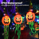 Halloween Decorations 5 LED Pumpkin String Lights Wizard Hat for Indoor Outdoor